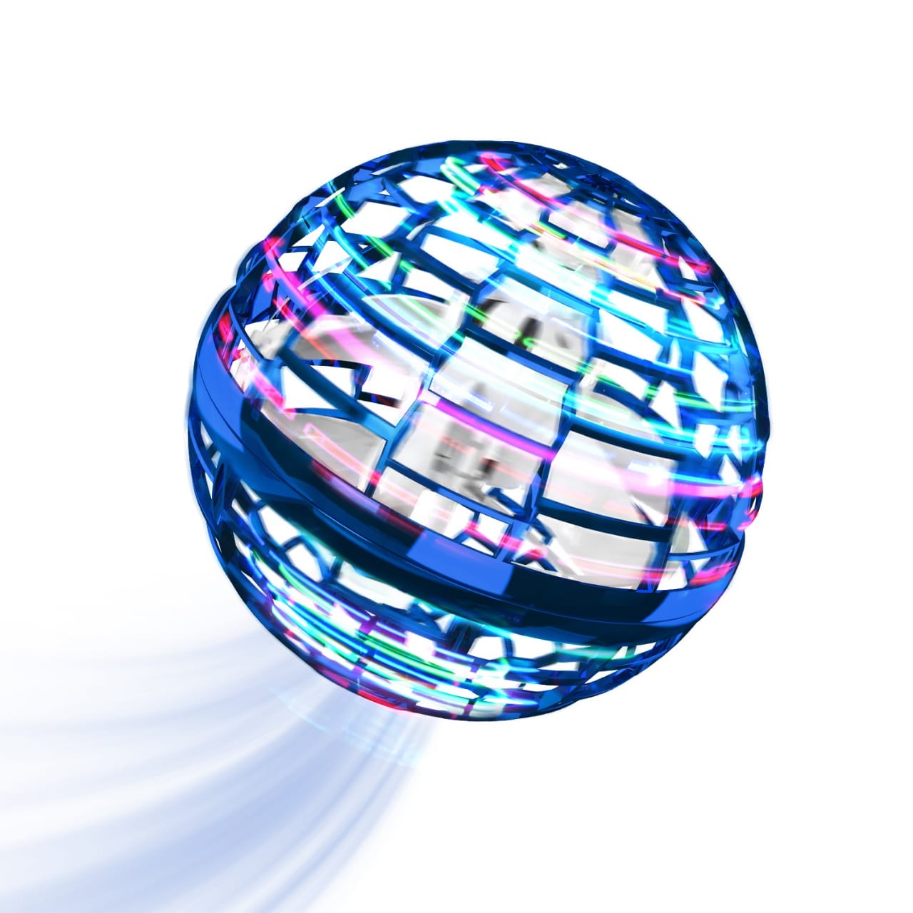 360 Rotating Hover Mini Drone LED Flying Orb Ball Toy!