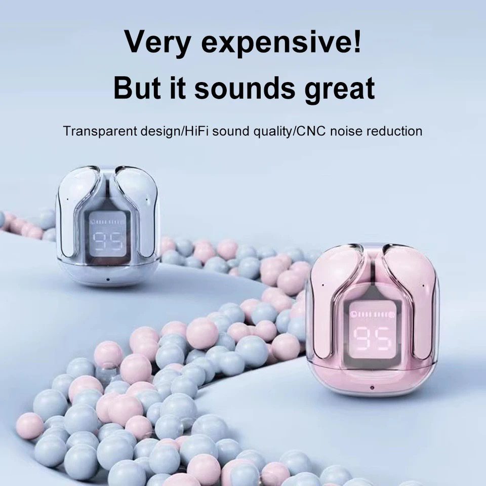 ACEFAST T6 TWS Earphone Wireless Bluetooth 5.3 Headphones Sport Gaming Headsets Noise Reduction Earbuds with Mic – Random Colour