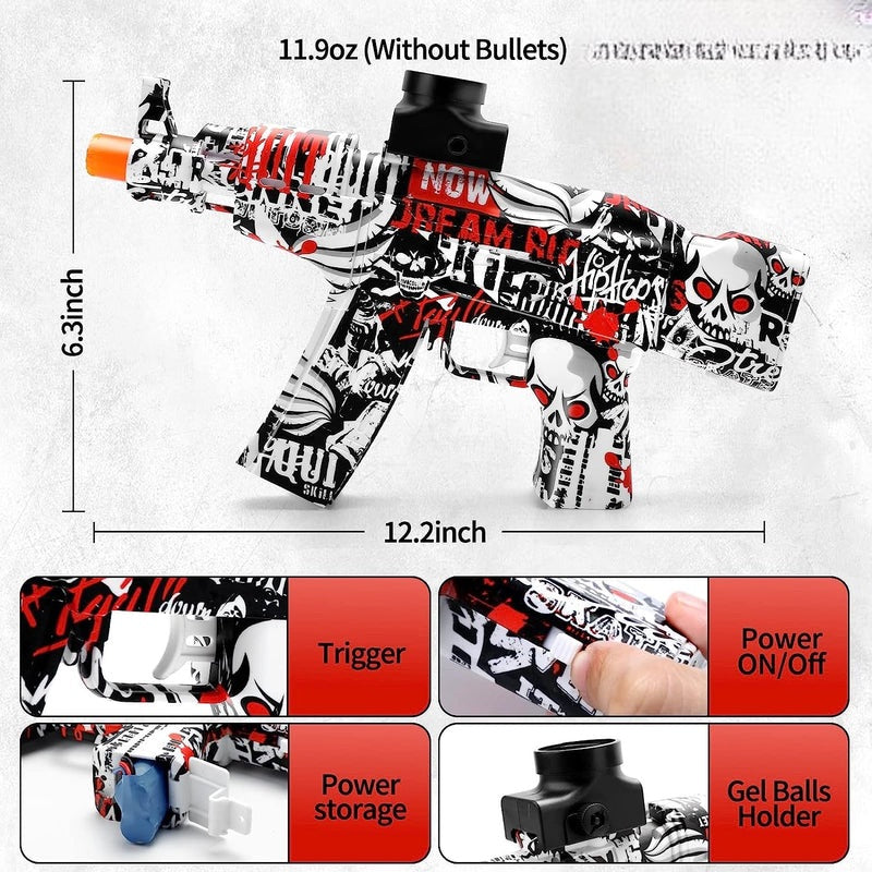 Water Bullet Blaster Electric Rechargeable Gun For Kids