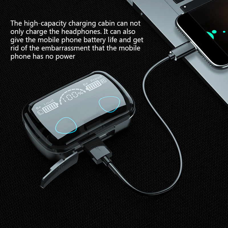 New LED Display TWS M10 Earbuds Wireless Bluetooth Touch Headphones In-Ear Sports Waterproof Bluetooth 5.1 Earbuds For Mobile Phones