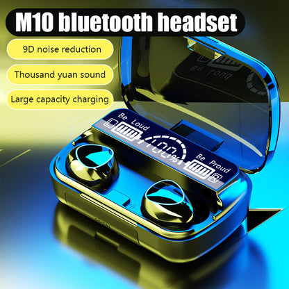 New LED Display TWS M10 Earbuds Wireless Bluetooth Touch Headphones In-Ear Sports Waterproof Bluetooth 5.1 Earbuds For Mobile Phones