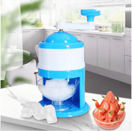 Ice Crusher DIY Drink Breaker Tabletop Snow Cone Maker Shaver Countertop Party Shredding Shaved Crushing Machine