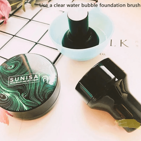 20g SUNISA CC Cream Mushroom Head Air Cushion For Face Moisturizing Foundation Air-permeable Natural Brightening Makeup Tool