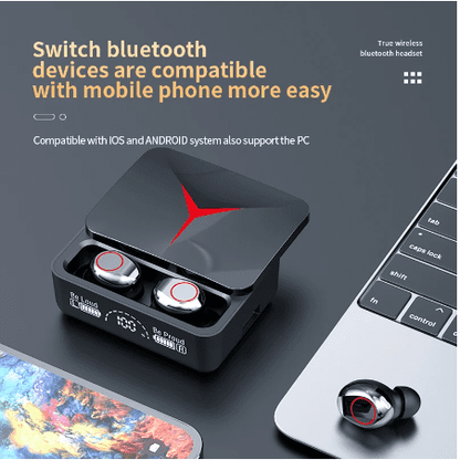 M90 Pro Original TWS Wireless Headphone Gaming Earphone Bluetooth 5.3 Sport Earbuds Music Headsets With Mic