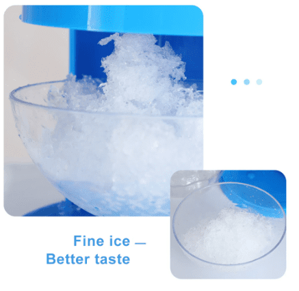 Ice Crusher DIY Drink Breaker Tabletop Snow Cone Maker Shaver Countertop Party Shredding Shaved Crushing Machine